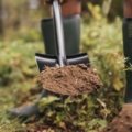  Solid™ kerek kerti ásó (fém nyél)